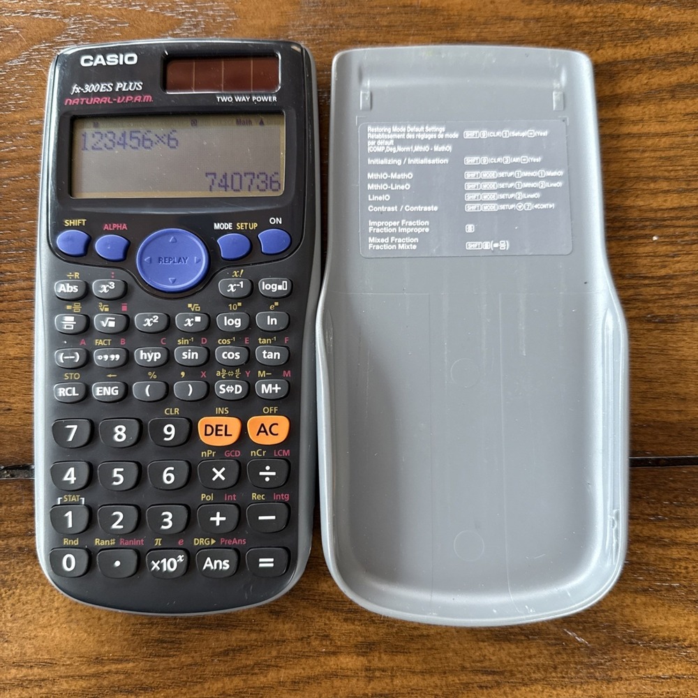 Casio FX-300ES Plus Scientific Calculator Natural VPAM